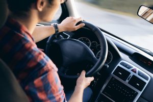 new car driving